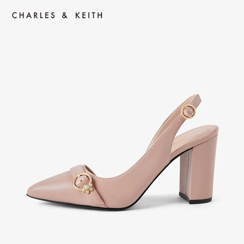 CHARLES＆KEITH Новинка Лето2020CK1 60361180Женские босоножки Острый Носок на высоком каблуке