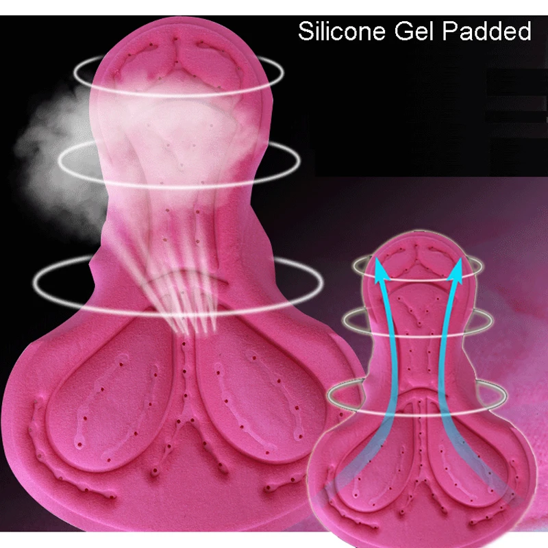 Женские велосипедные шорты с уникальным рисунком гелевое нижнее белье для