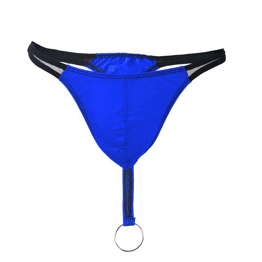 Стринги с металлическими кольцами брифы нижнее белье удобные дышащие Бесшовные