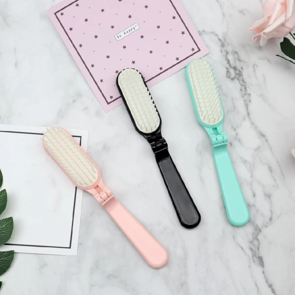 Портативный дорожный расческа для волос складной массажный гребень