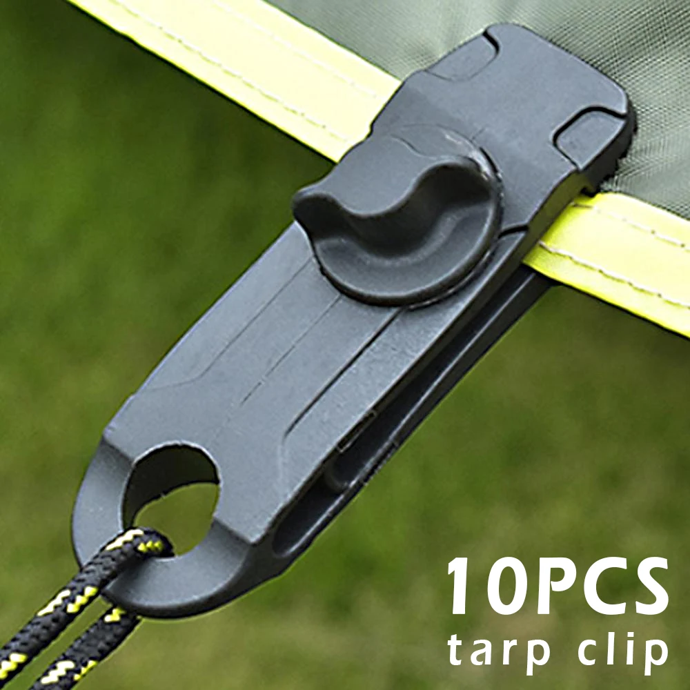 10 шт./упак. Пластик зажимы для палатки брезент открытый навес кемпинга комплект