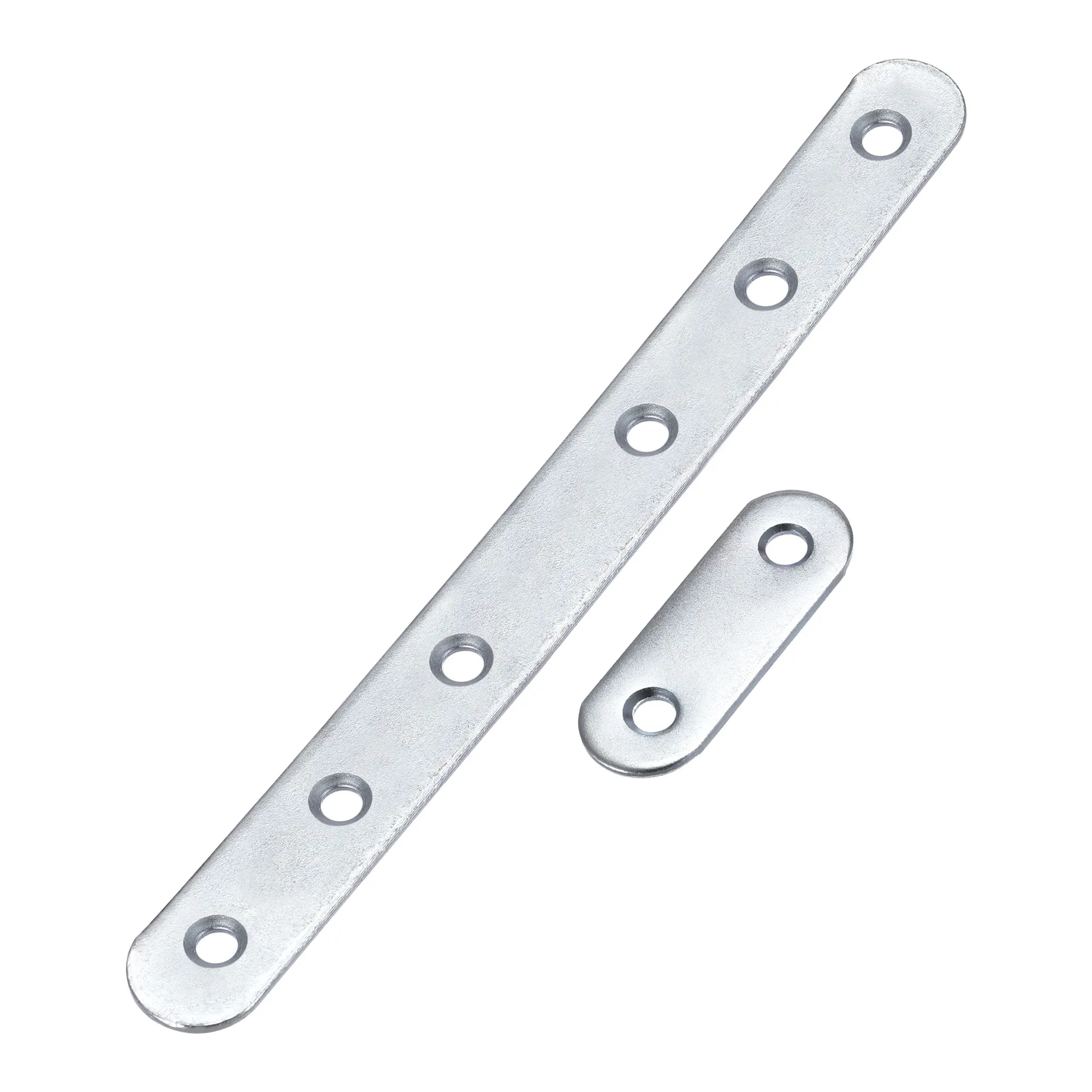 

Uxcell Flat Straight Brace Bracket Iron Silver 1Set (175x20mm 4pcs, 46x16mm 8pcs)