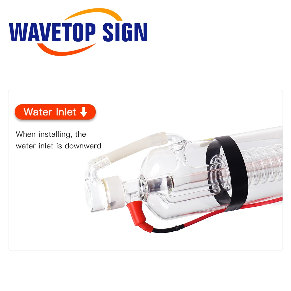 Лазерная трубка WaveTopSign Co2 WT1250 80 Вт длина стеклянной трубки 1250 мм диаметр