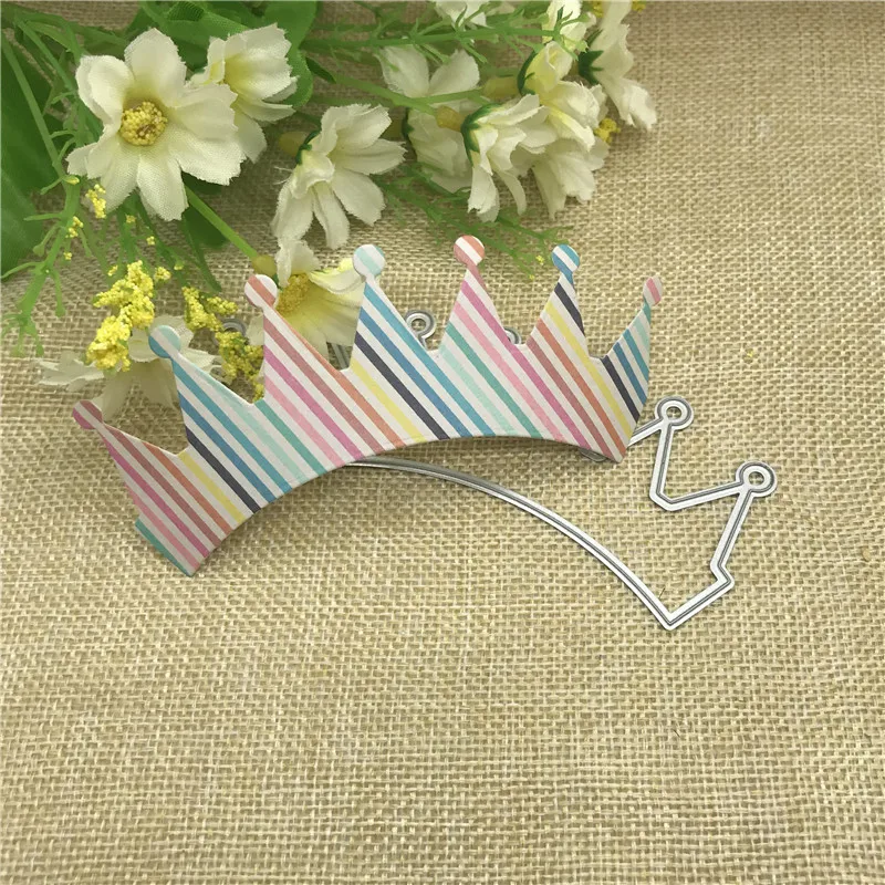 

crown headdress ornaments Metal Cutting Dies Stencils Die Cut for DIY Scrapbooking Album Paper Card Decorative Crafts Party