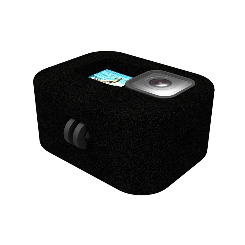 

Windshield Wind Noise Reduction Sponge Foam Case Cover Housing For Go Pro Hero 9 WXTB