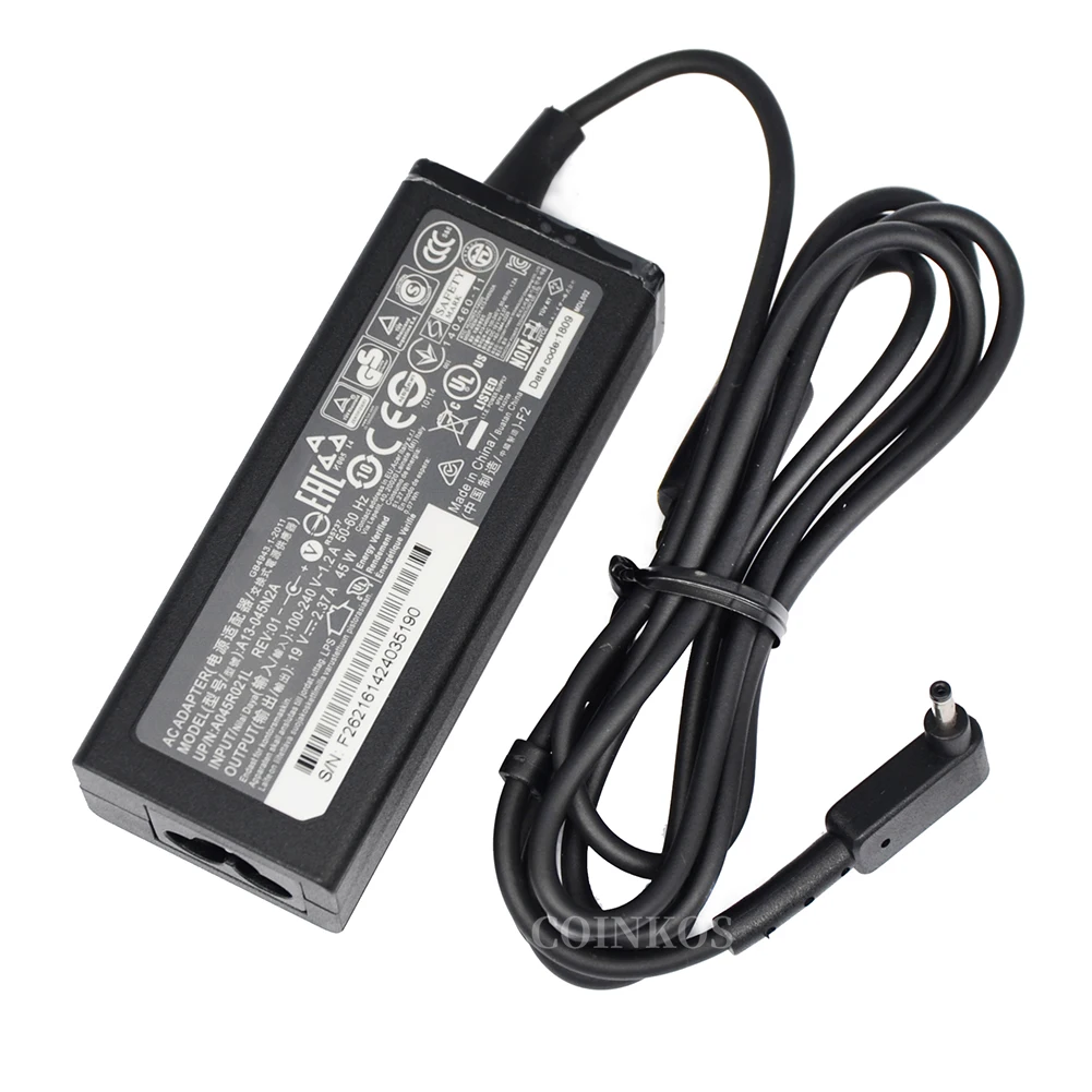 Зарядное устройство для ноутбука Acer Swift 3 SF314-51-731X Alpha 12 SA5-271P-74E1 Aspire A13-045N2A A045R021 19 в 45