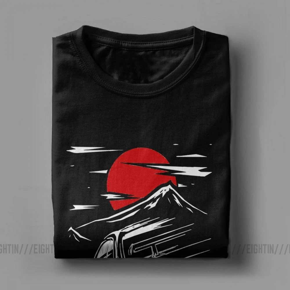 Мужские футболки Skyline GTR с японскими автомобилями и двигателем стильные круглым