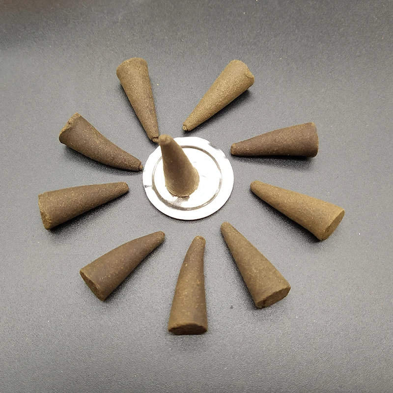 Натуральные Индийские благовония конусы 1 маленькая коробка медитация Жасмин