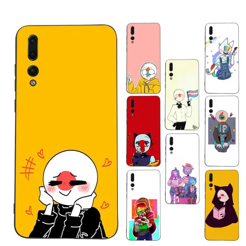 

Cartoon Dibujos De AppHumans Phone Case For Huawei P9 P30 lite p30 20 pro p40lite P30 Soft Silicone Capa