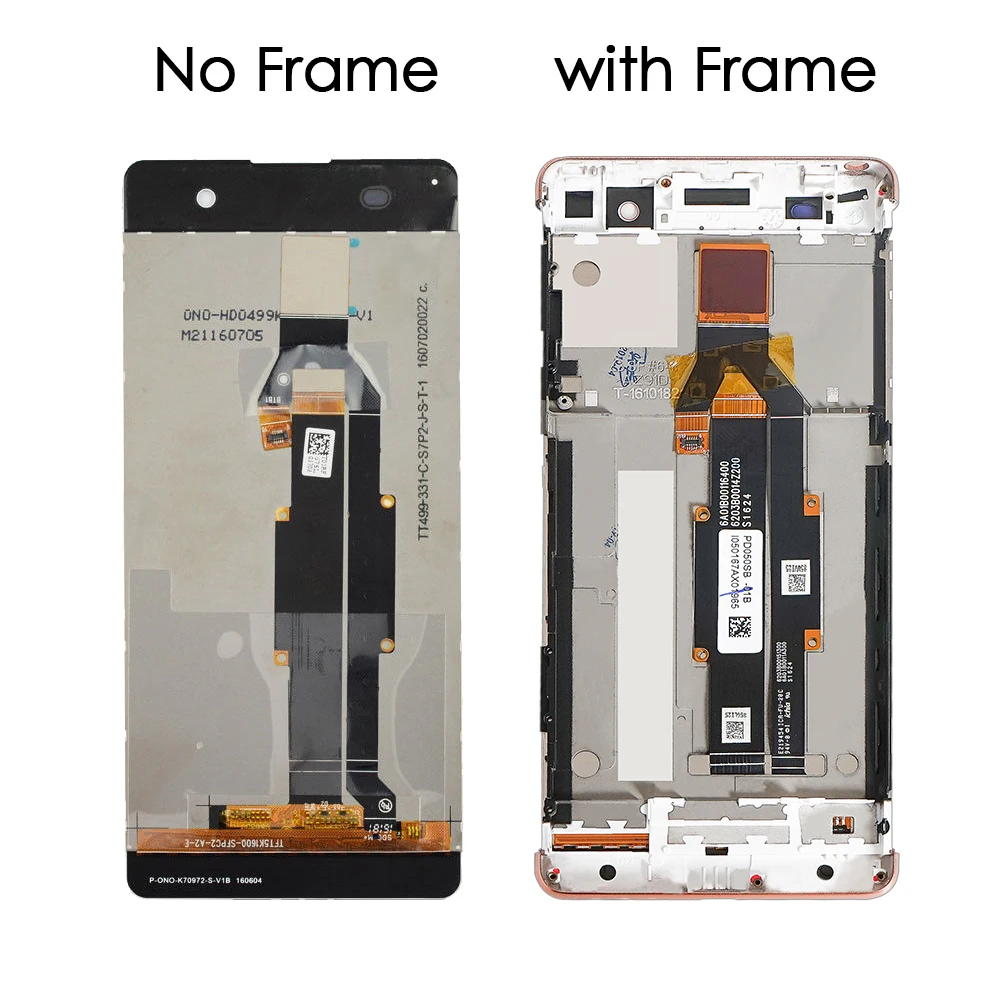 Оригинальный OEM ЖК дисплей для SONY Xperia XA F3111 сенсорный экран дигитайзер с рамкой F3112