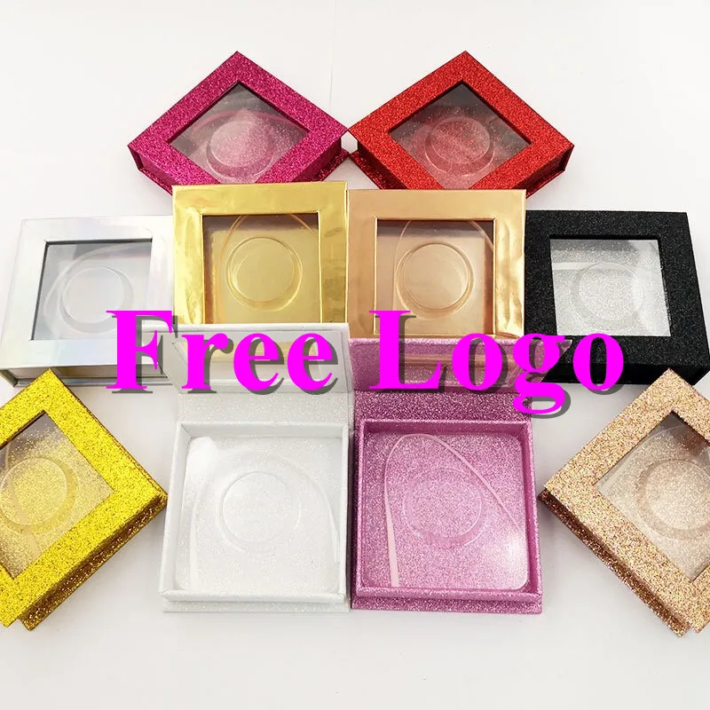 Пустая квадратная коробка для ресниц упаковочная 3d 5d полоса | Красота и здоровье