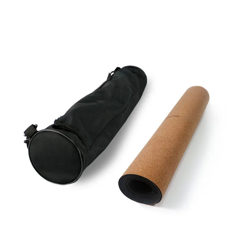 

183X68cm Natural Cork Rubber Yoga Mat For Fitness 4mm Sport Mats Pilates Exercise Non-Slip With Position Body Line
