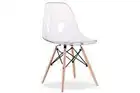 Стул Eames прозрачный (Прозрачный белыйБук, Поликарбонатмассив бука, FR 0044) BRADEX HOME