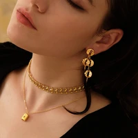 ear drop long tassel earrings for women 2021 simple earring ear line fashion jewelry gift dropshipping korean fashion luxury