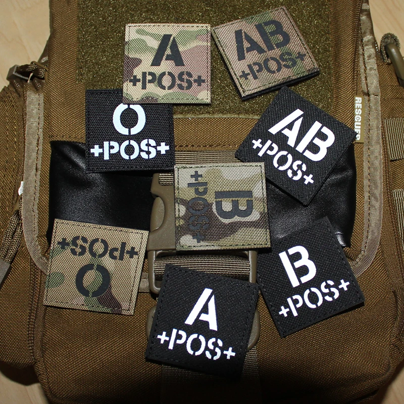 A + B O AB POS прибор для измерения кровяного Типа ИК отражающая вставка Тактический