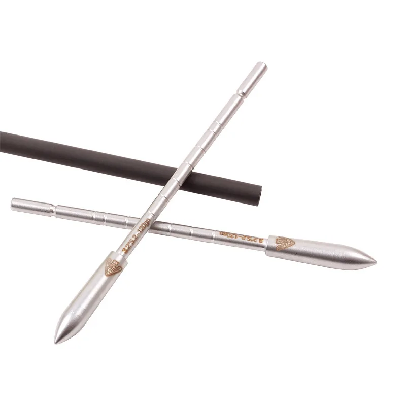 

120 Grain Insert Arrowhead Point Inner Diameter 3.2mm DIY Arrow for Target Archery Hunting Shooting