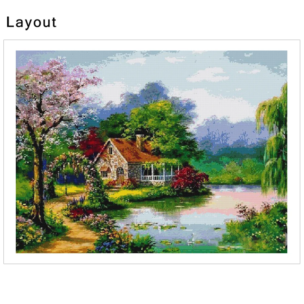 2020 г. MEIAN Весенняя Мозаика из страз полная круглая вышивка украшение для