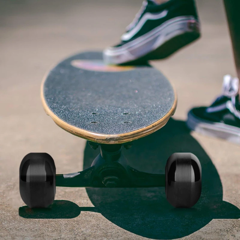 Комплект из 4 колес для скейтборда, полиуретановый носимый гибкий прочный 70x51 мм, комплект для восстановления или ремонта скейтборда от AliExpress WW