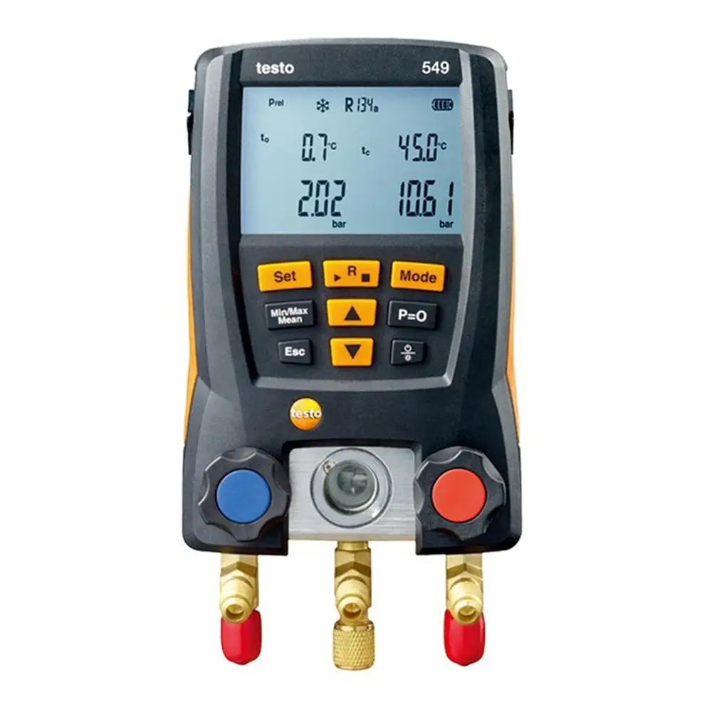 Цифровой манометр Testo 549 датчик давления воздуха для холодильника коллектора