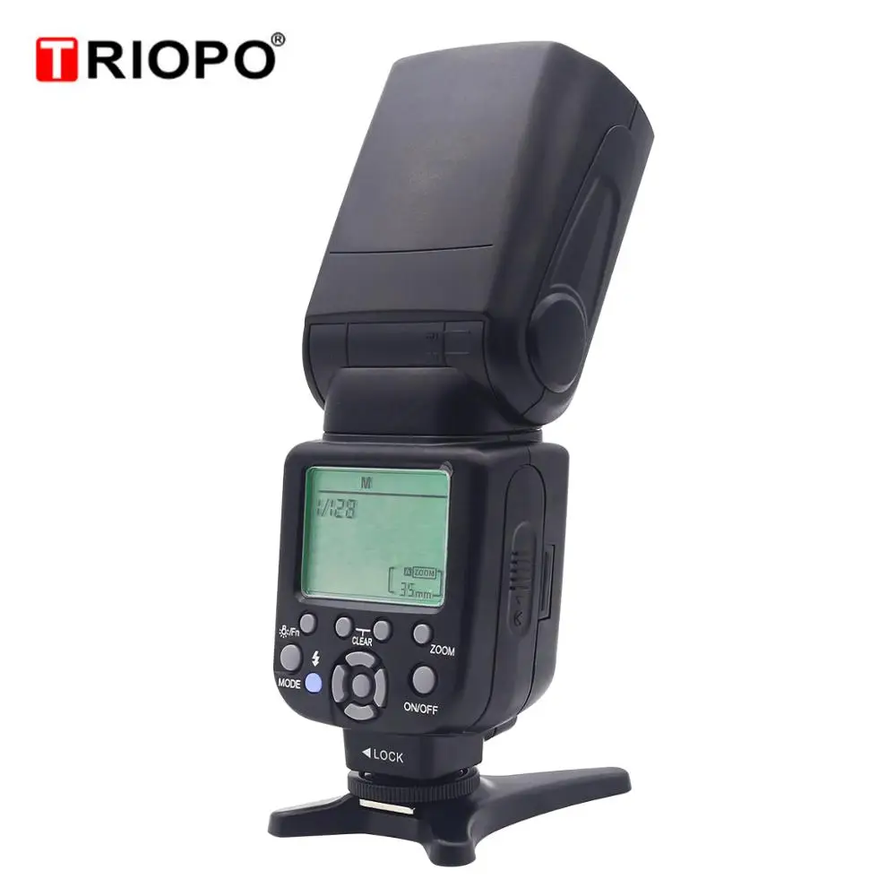 Triopo TR 586EX беспроводной режим ttl Speedlite Speedlight для Canon 5D Nikon D750 D800 D3200 D7100 DSLR камера как