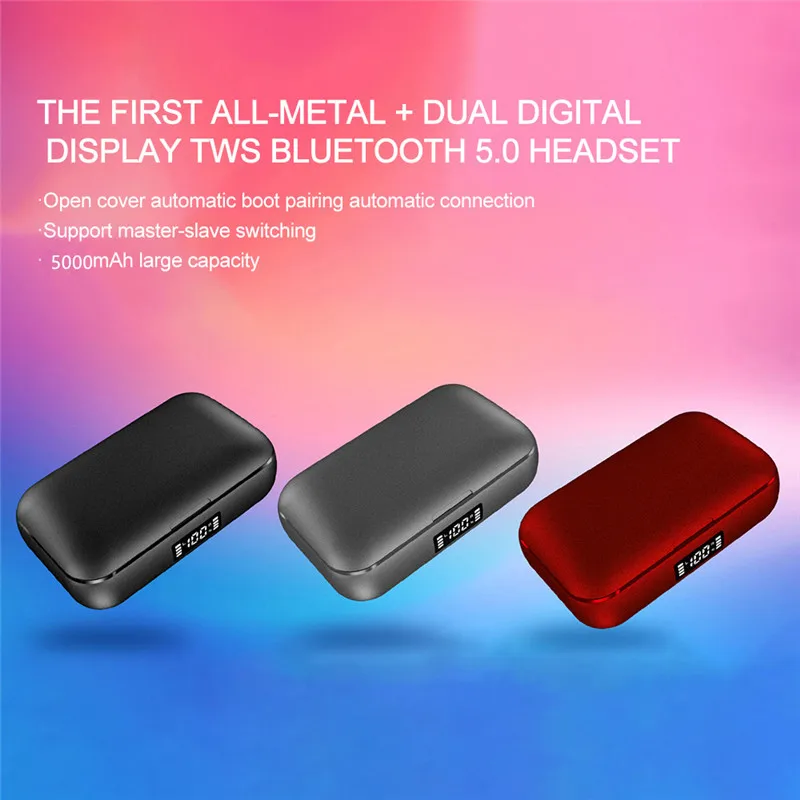 TWS X13 Bluetooth 5 0 наушники бинауральные сенсорные настоящие беспроводные IPX7