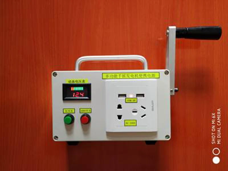 Новый Малый ручной генератор зарядное устройство для телефона портативный