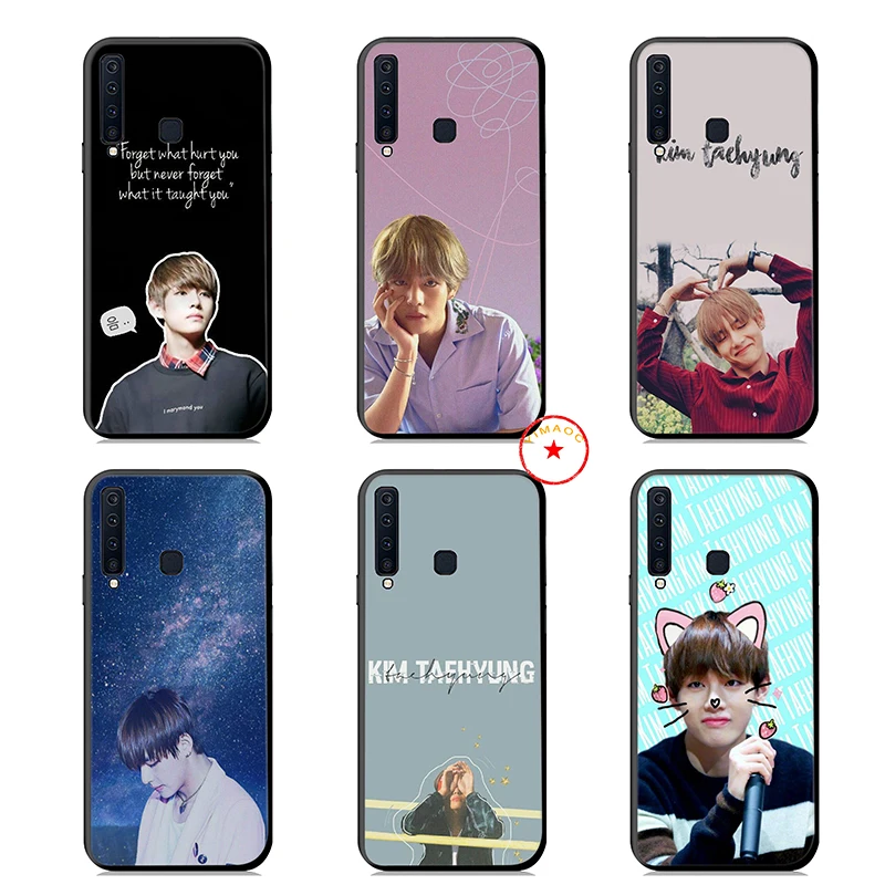 Мягкий силиконовый чехол V Kim Tae Hyung K Pop для Samsung Galaxy A9 A8 A7 A6 Plus 2018 A5 A3 2017 2016 J6 телефон |