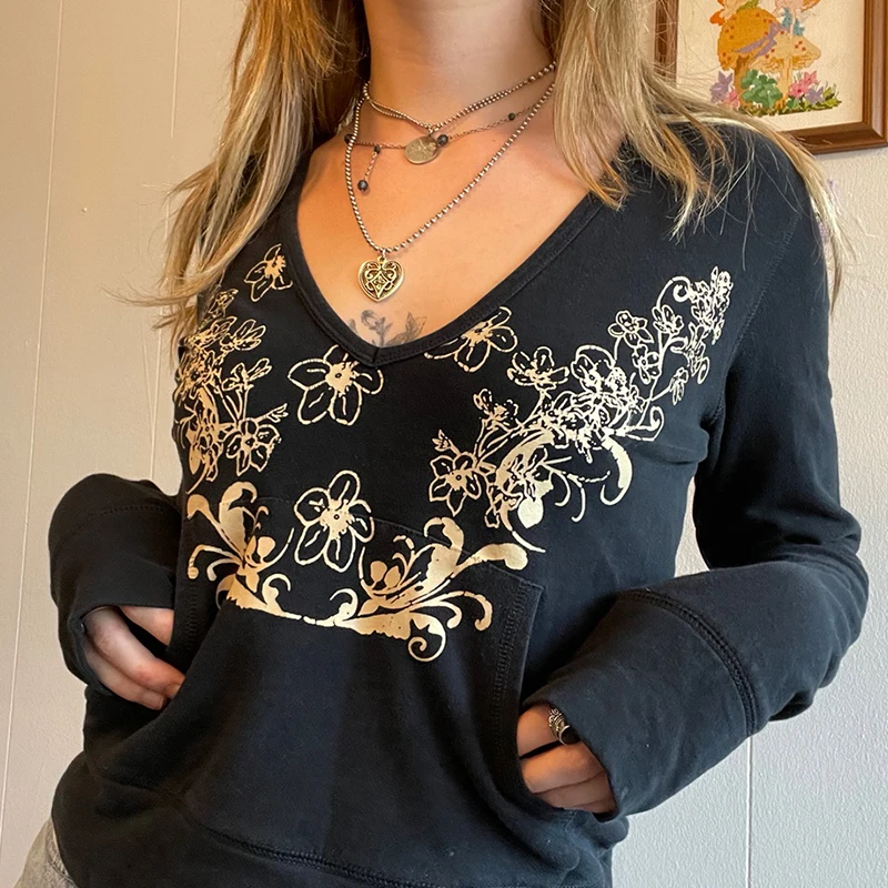 

Футболка женская сетчатая с абстрактным принтом, круглым вырезом и длинным рукавом