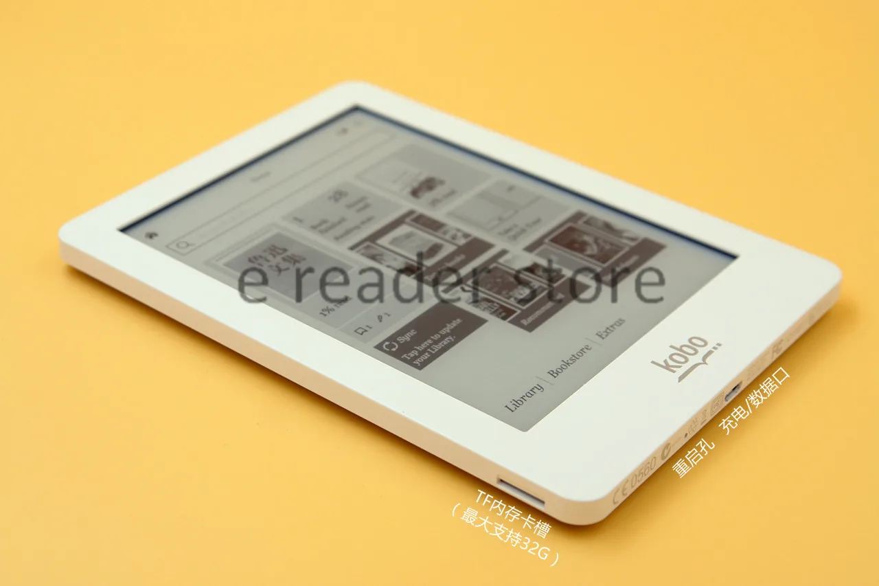 Книга-ридер Kobo glo N613 e-ink 6 дюймов 1024x768 2 Гб передний светильник WiFi e Reader электронная книга e ink e Reader