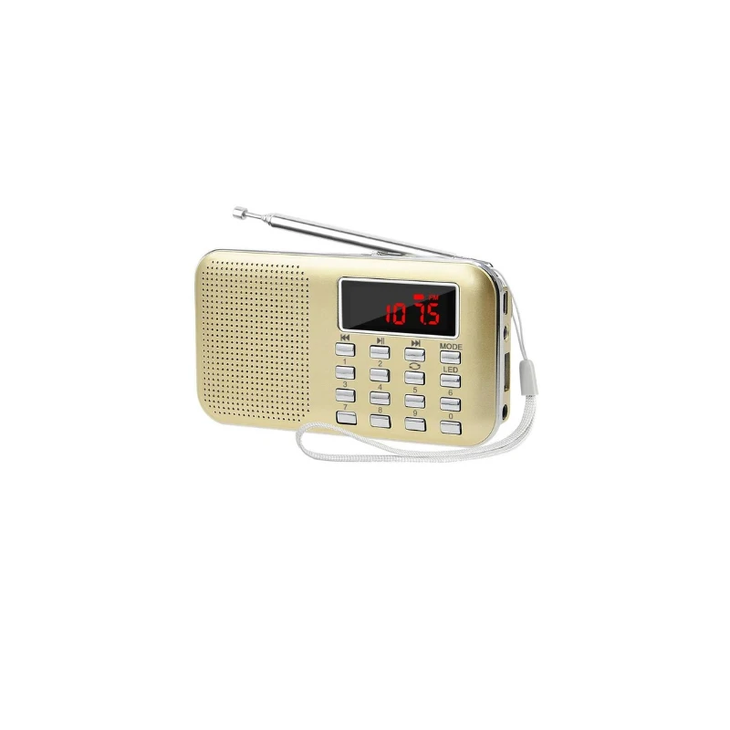 Миниатюрный цифровой AM FM-радиоприемник MP3-плеер с поддержкой TF-карты USB AUX