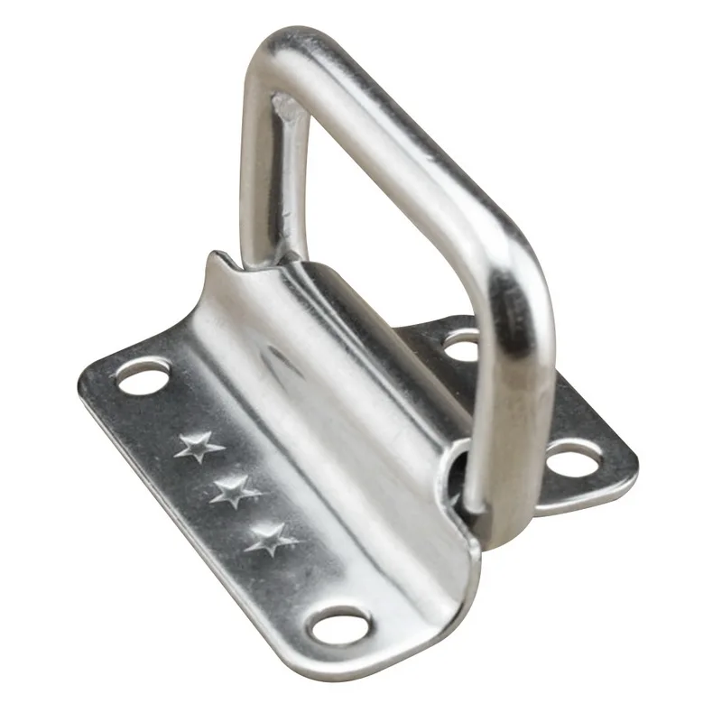 4pcs Cabinet Pull Thick Stainless Steel Ring Handle Loaded Trunk Drawer Toolbox Chest Lifting Puller | Обустройство дома