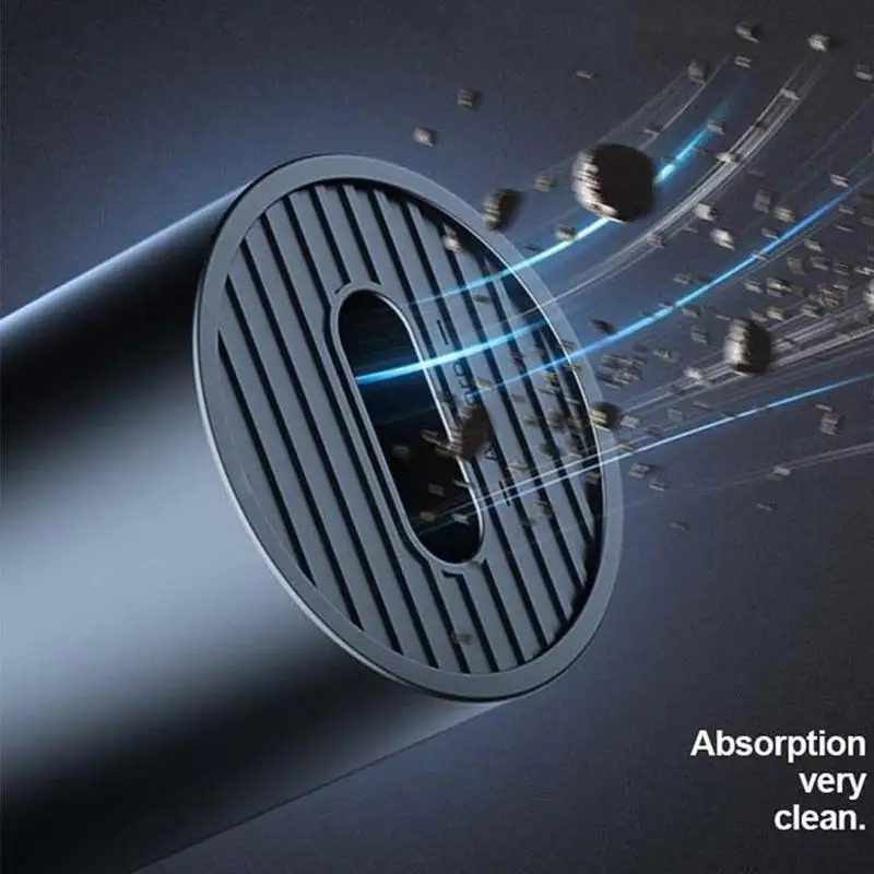 

Fashion Portable Car Vacuum Cleaner Handheld Mini Auto Home Wet Dry Strong Car Cleaners Black Color