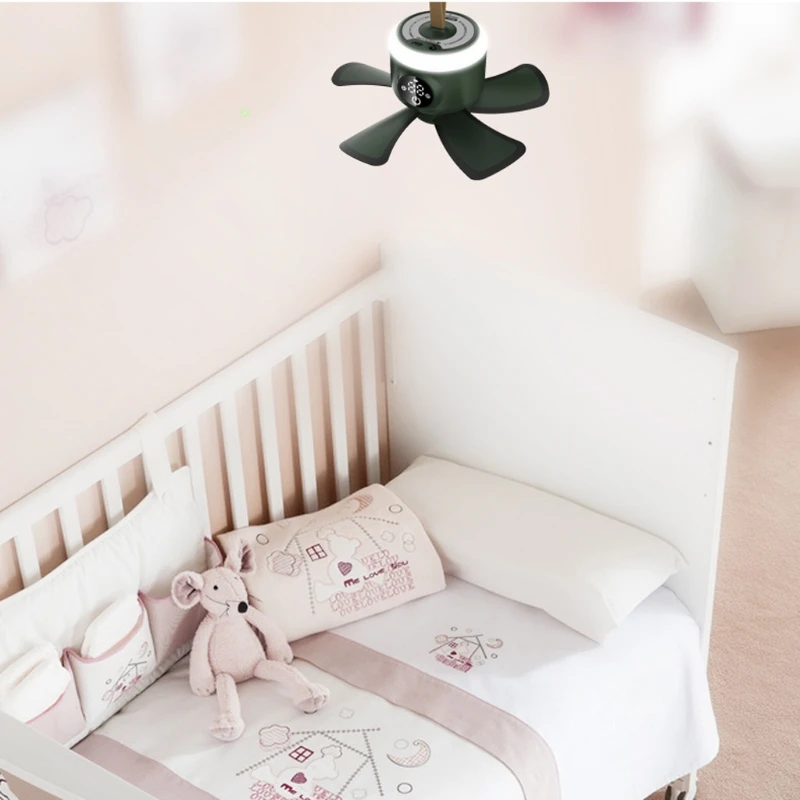 

8000mAh Remote Control Timing Camping Fan 4 Gears Tent Ceiling Fan with LED Lamp