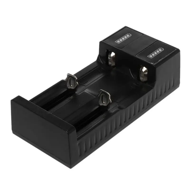 

Battery Charger USB Charging 5V 1A Rechargeable 18650 26650 14500 10440 Li-on Batteries 2 Slots Portable A0NE