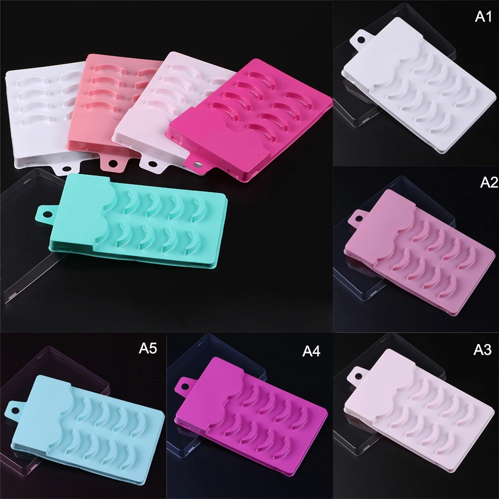 5 шт. пластиковые коробки для хранения накладных ресниц|Наборы инструментов