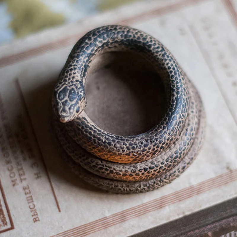 Новый дизайн змеи Проблемные бетон декоративный светильник для чая подсвечники |