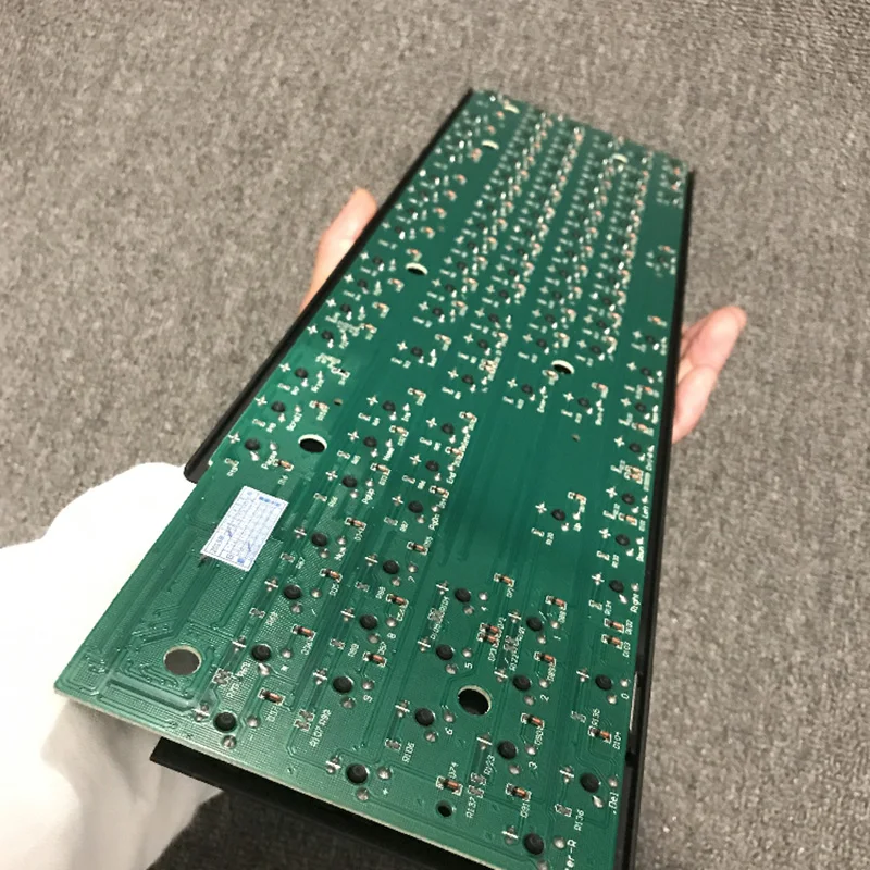 Новый заказной DIY механическая клавиатура пластина спутниковая ось 104 ключ PCB