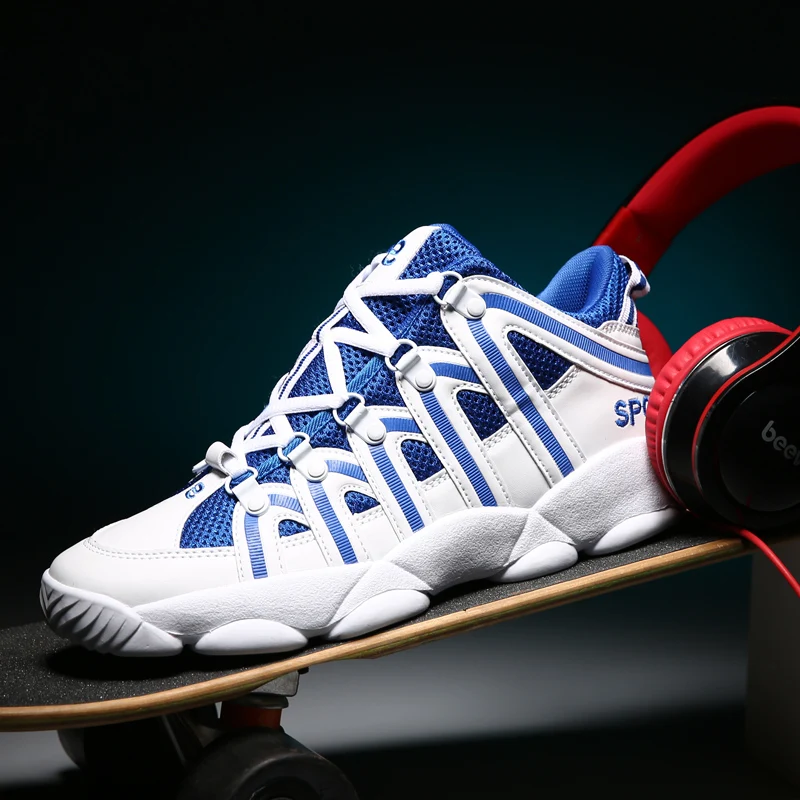 2021 New Men's Shoes High-top Shoes Trend Men's Sports Casual Shoes Sneakers Running Shoes Breathable