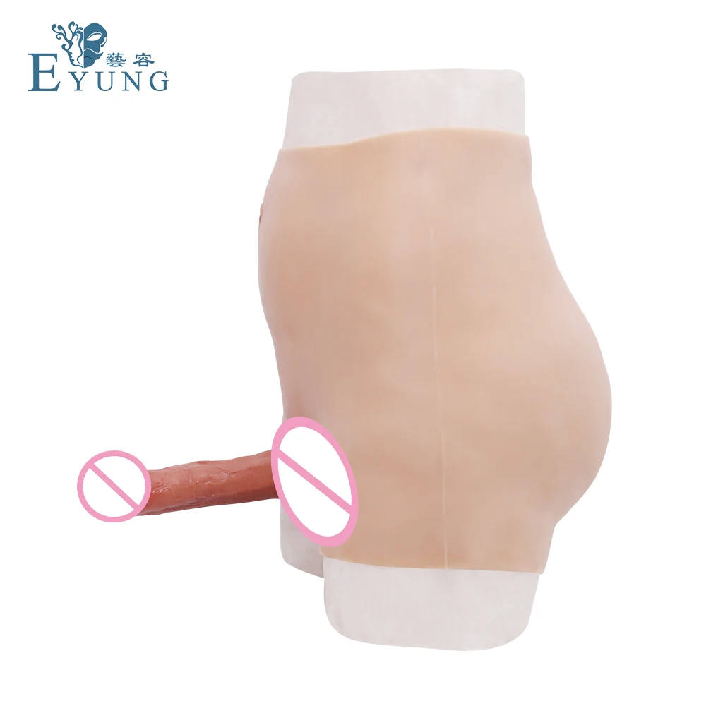 Eyung 13 см * 3 5 реалистичный фаллоимитатор трусики гибкий анальный ремешок большой