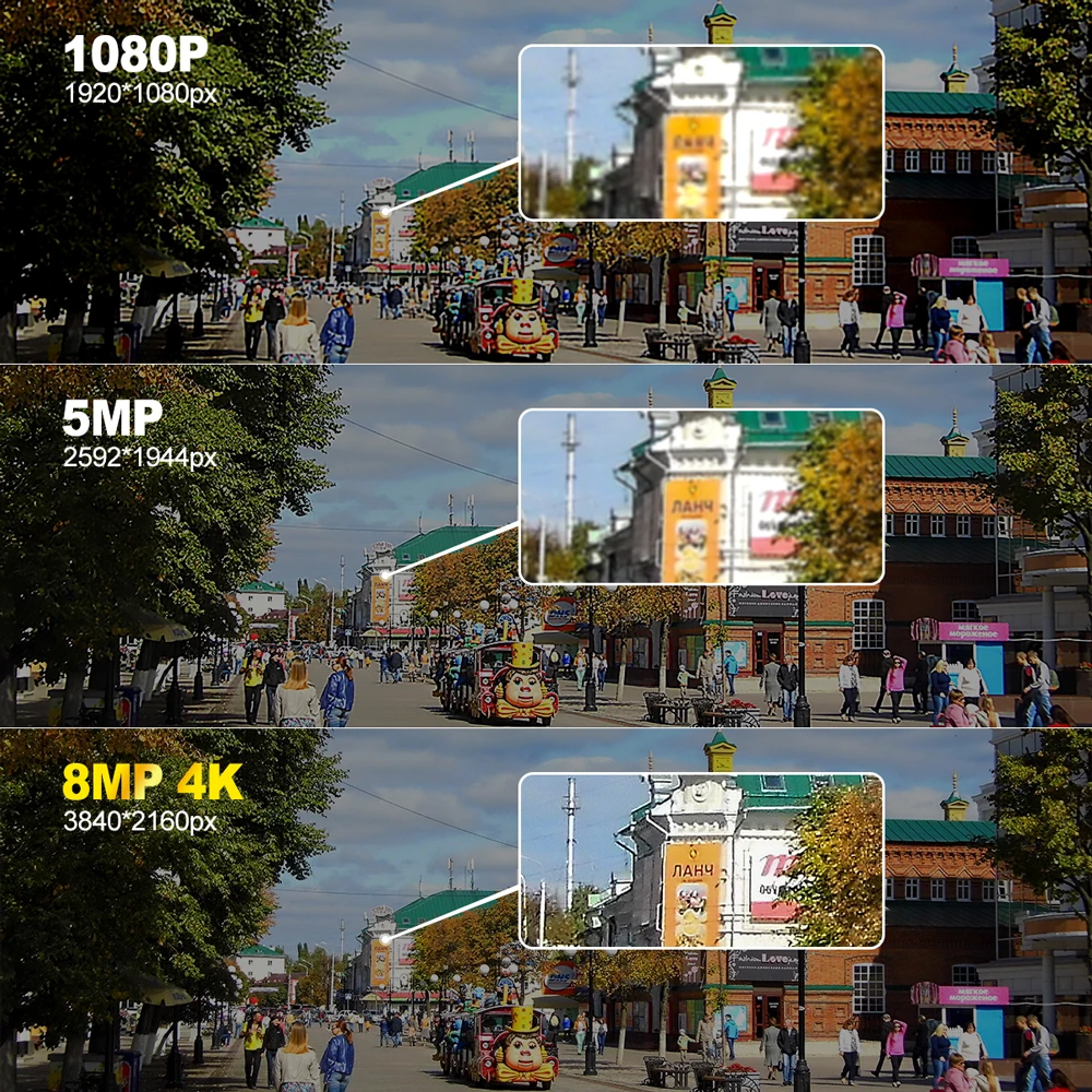 Система видеонаблюдения Techage 4K Ultra HD 8 Мп NVR с двухсторонним аудио и функцией