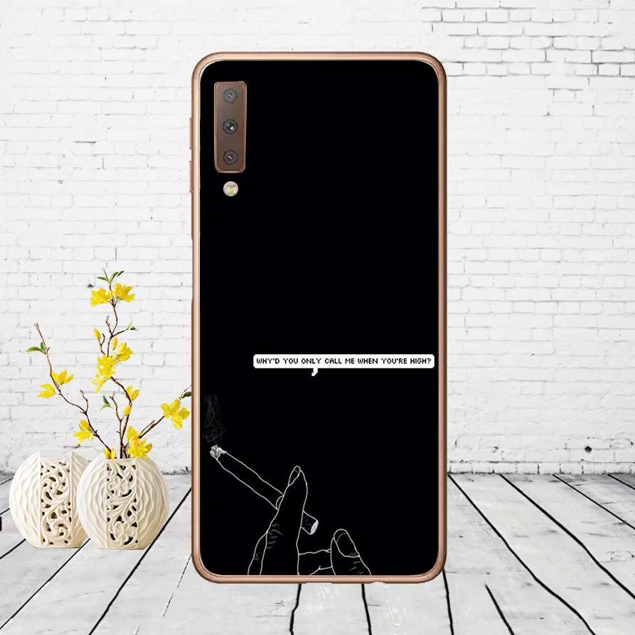 Чехол для samsung Galaxy A7 силиконовый чехол для телефона с принтом чехол-накладка на заднюю крышку для samsung A7 A750 A750F 6,0 дюймов - Цвет: K46