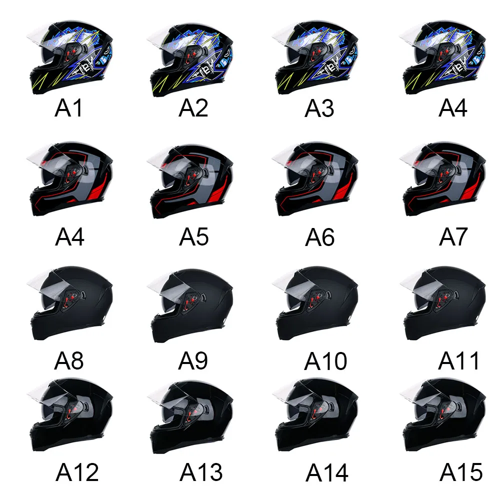 Мотоциклетный шлем с откидной крышкой модульный мотоциклетный двойными линзами