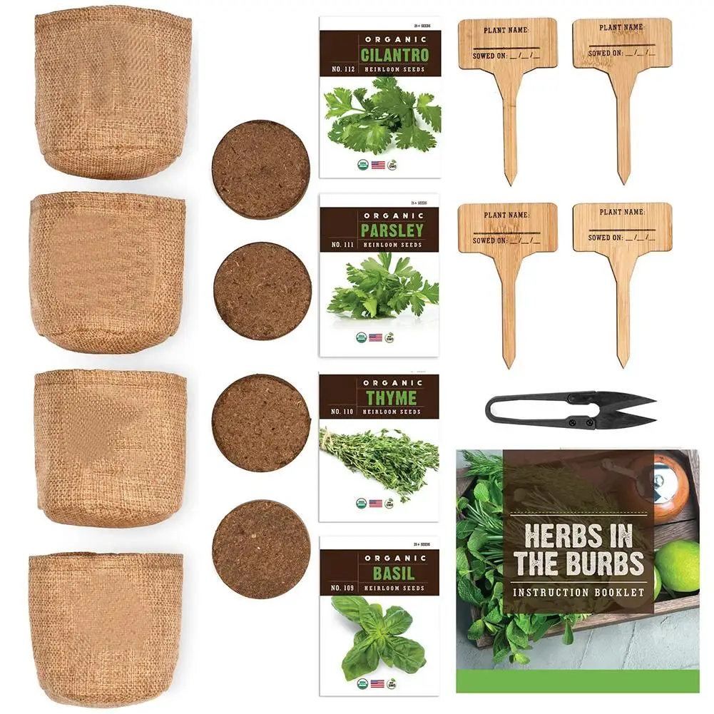 Сад Starter Kit растение ручной работы для выращивания горшок Бумага семян детской