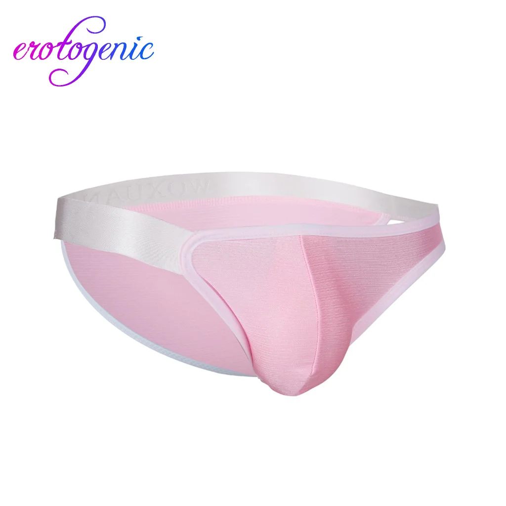 

String Sexy Panties 5PC Men Underwear Brushed Light Stretch High Fork Briefs Sexy Sports Underpants Tanga Hombre