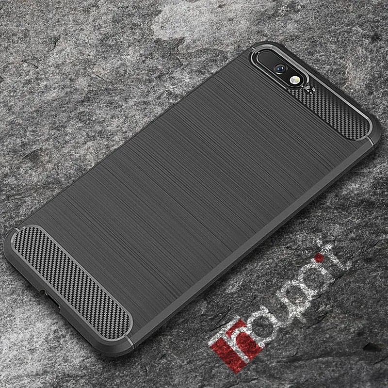 Чехол Thouport для Huawei Y6 2019 Prime 2018 Pro деловой Мягкий силиконовый чехол из углеродного