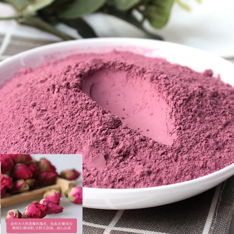 

Free shipping Freeze Dried Rose powder 100% pure natural matcha Fruit and vegetable powder,edible STICK , 20g GIFT Water-soluble