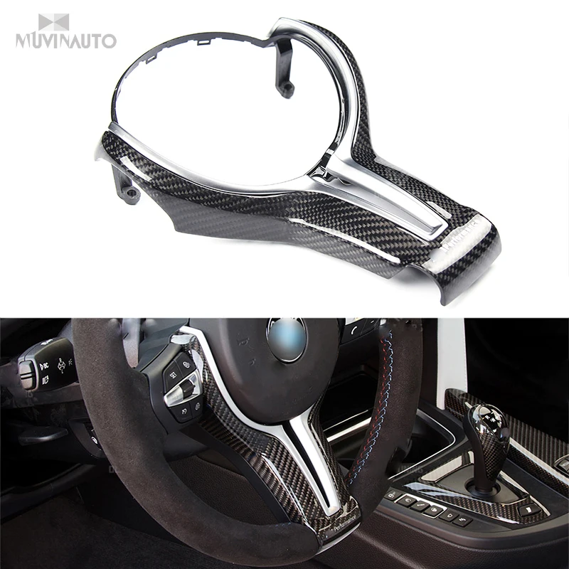 Купить Рулевое колесо для BMW M3 M4 X5M X6M F85 F86 M Series M5 M6 M2, отделка рулевого колеса из углеродного волокна F80 F82 F83 F10