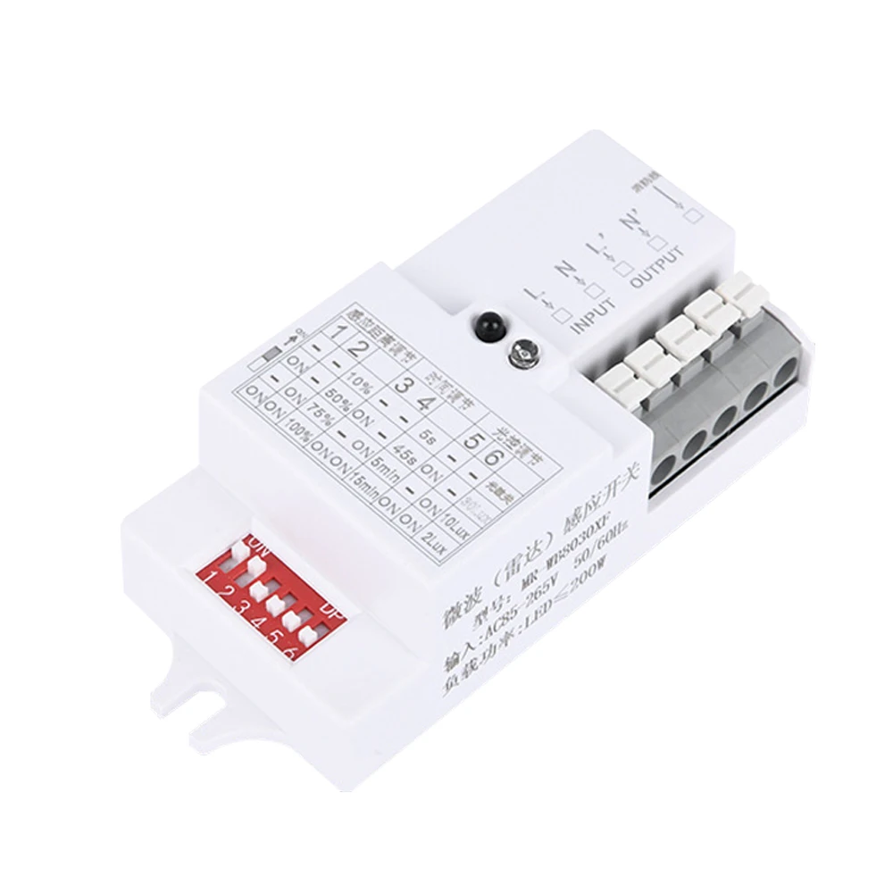 

360 Radar Sensor Switch Detector Automatic Body Motion Detection Max Distance 10m V5 Sensitive 5.8GHZ