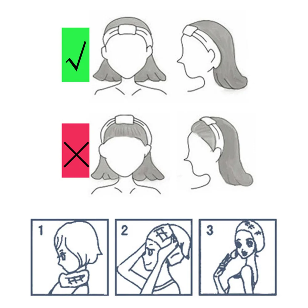 Косметическое обертывание тиара тюрбан Регулируемый Йога Для женщин лица