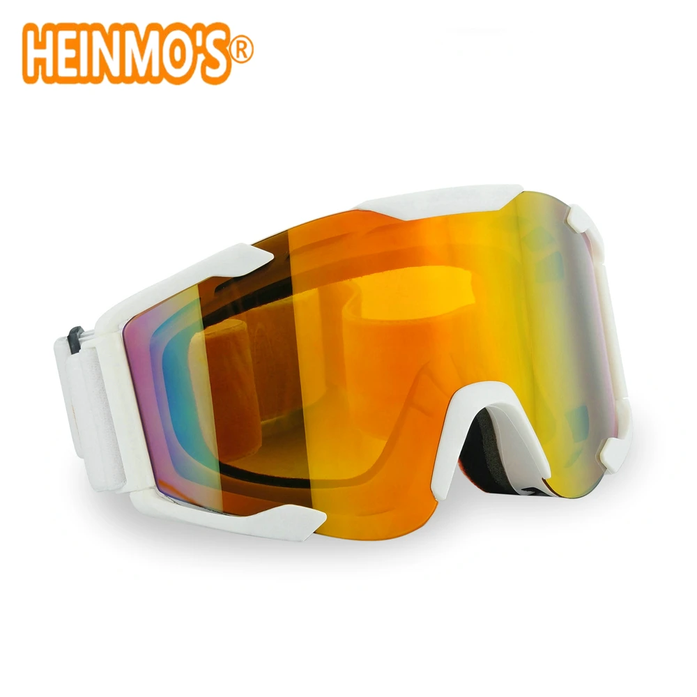 Зеленый мотоцикл очки для мотокросса Велосипед Беговые Гибкая